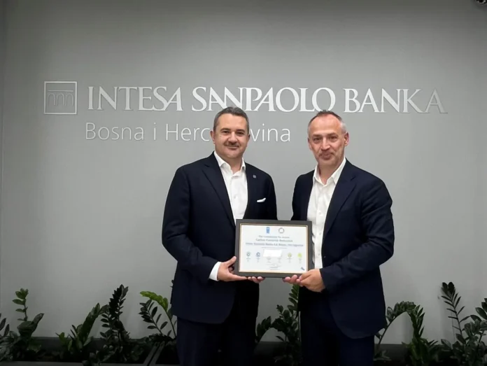 ntesa Sanpaolo Banka smanjila emisije CO₂ za 40 posto